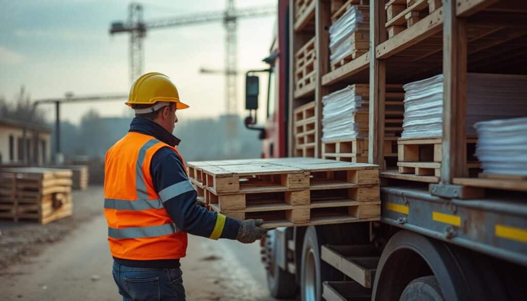 Optimiser les livraisons dans le BTP avec un palettier camion