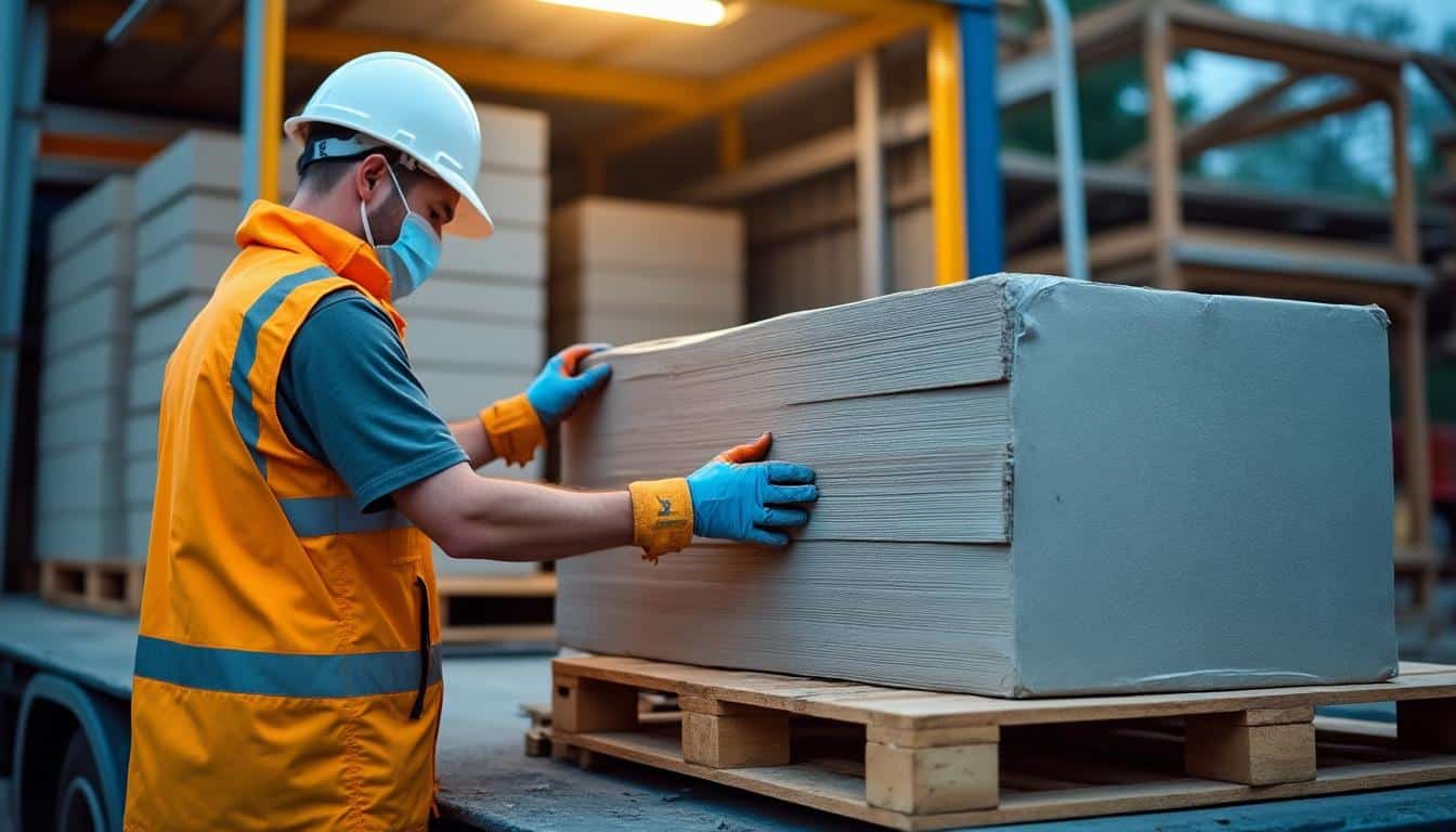 Comment assurer la sécurité du chargement sur un palettier camion dans le BTP ?