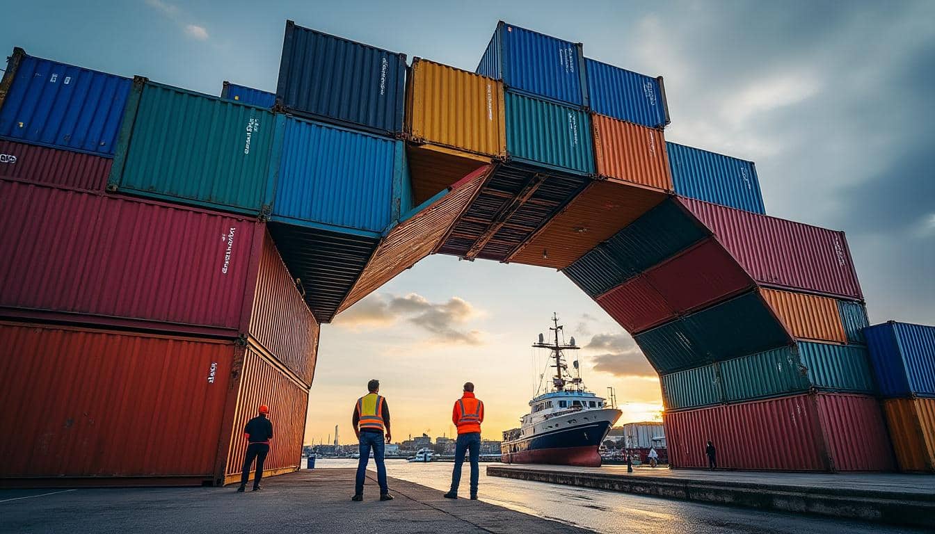 Illustration: Retour sur l’histoire et la genèse de la catène de containers au Havre