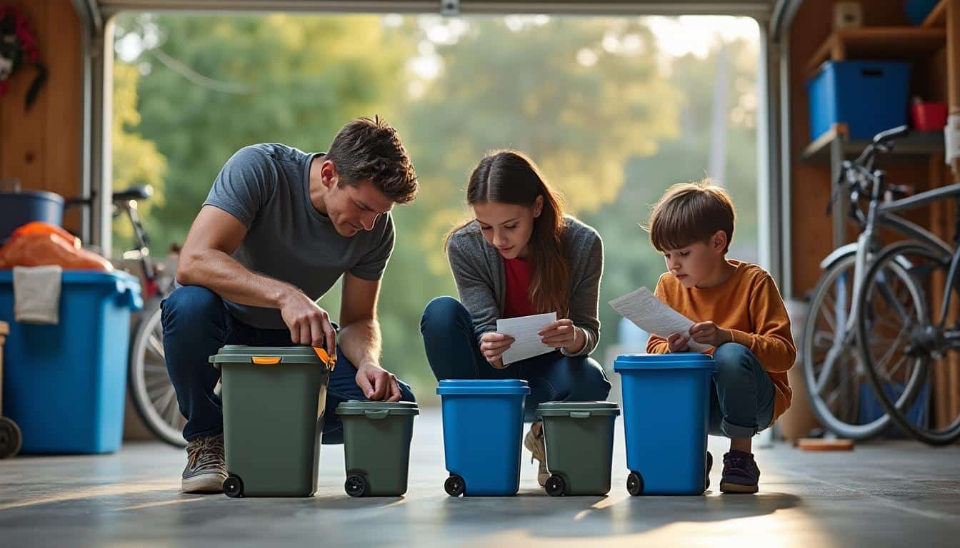 Illustration: Choisir la taille idéale du conteneur de poubelle selon ses besoins
