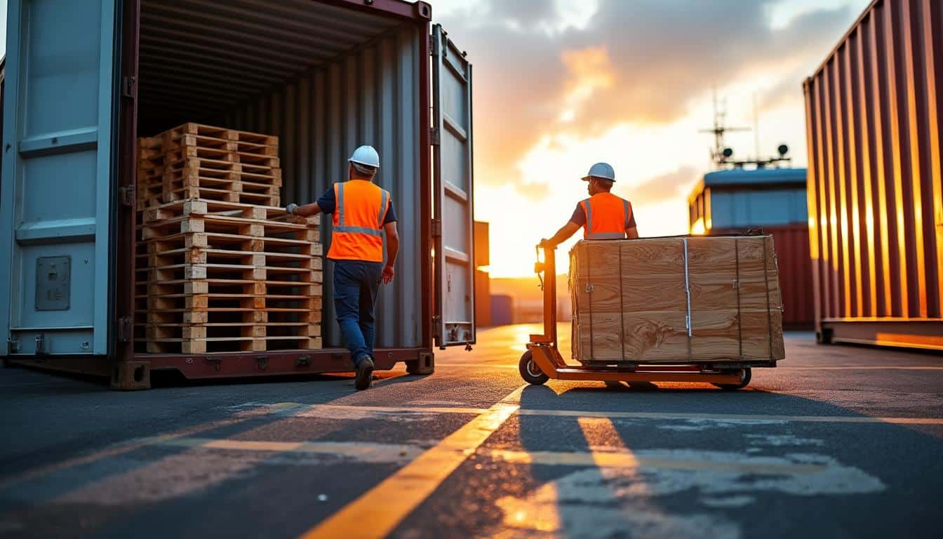 Illustration: Comprendre les bases du chargement dans un conteneur maritime