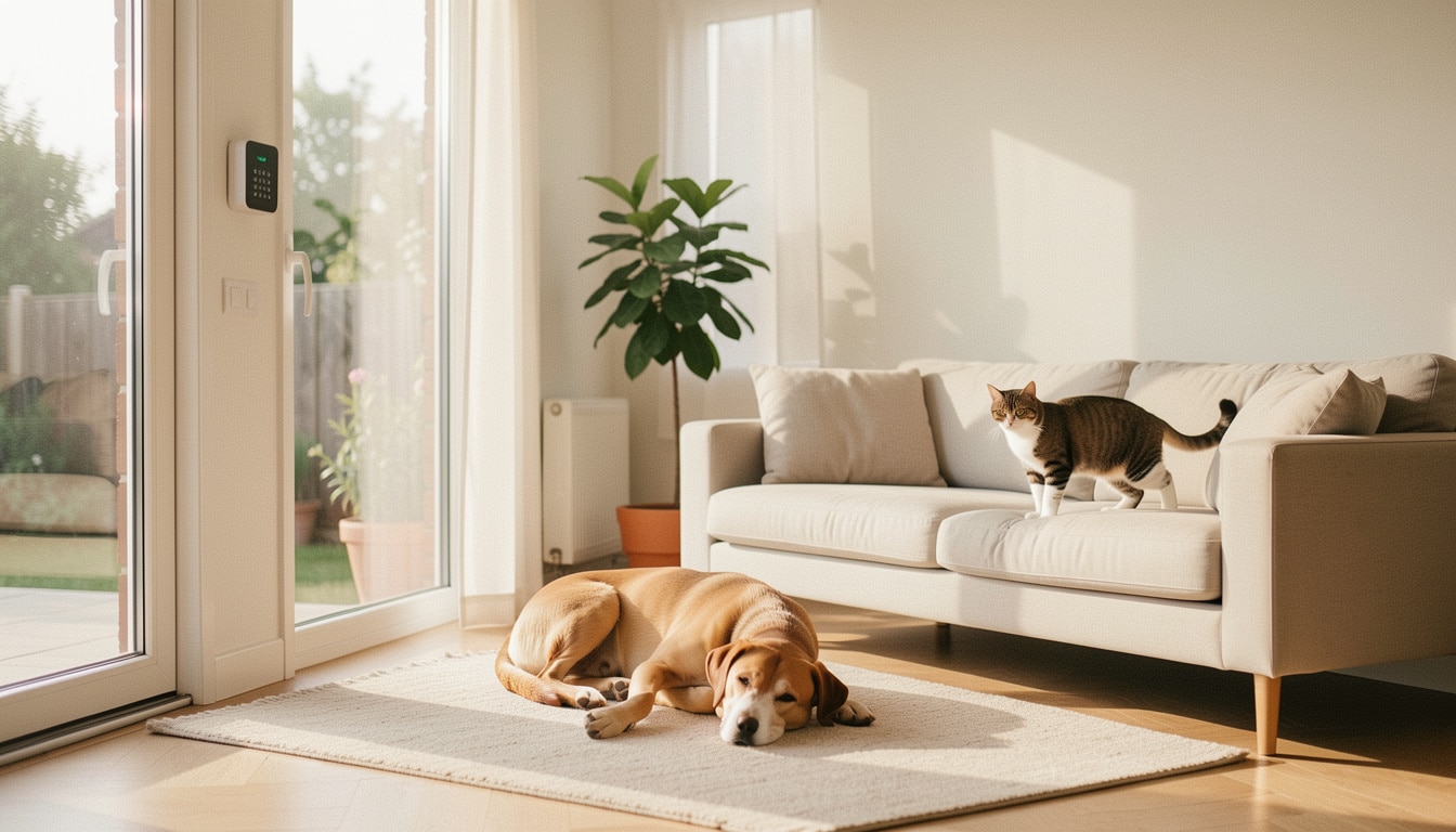 Quelle alarme choisir avec un chien ou un chat ?