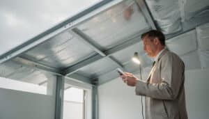 Condensation sous un bac acier isolé : causes et solutions