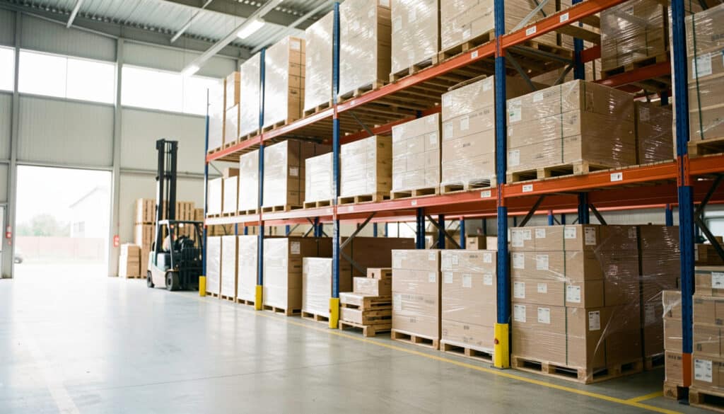 Palette gerbable : règles de stockage et sécurité